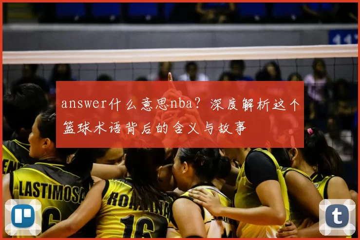 answer什么意思nba？深度解析这个篮球术语背后的含义与故事